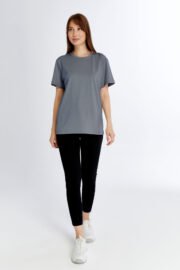 Kadın Regular Füme T-Shirt - Görsel 6