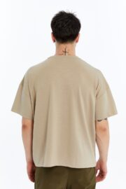 Erkek Modal Kumaş Oversize Taş T-Shirt - Görsel 10