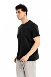 Erkek Regular Siyah T-Shirt - Görsel 4