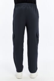 Erkek Oversize Paraşüt Kumaş Kargo Cep Pantolon - Lacivert - Görsel 10