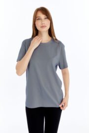 Kadın Regular Füme T-Shirt - Görsel 5