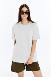 Kadın Oversize Beyaz T-Shirt