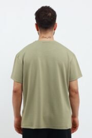 Erkek Modal Kumaş Regular Su Yeşili T-Shirt - Görsel 6