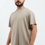 Erkek Modal Kumaş Regular Taş T-Shirt