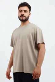Erkek Modal Kumaş Regular Taş T-Shirt