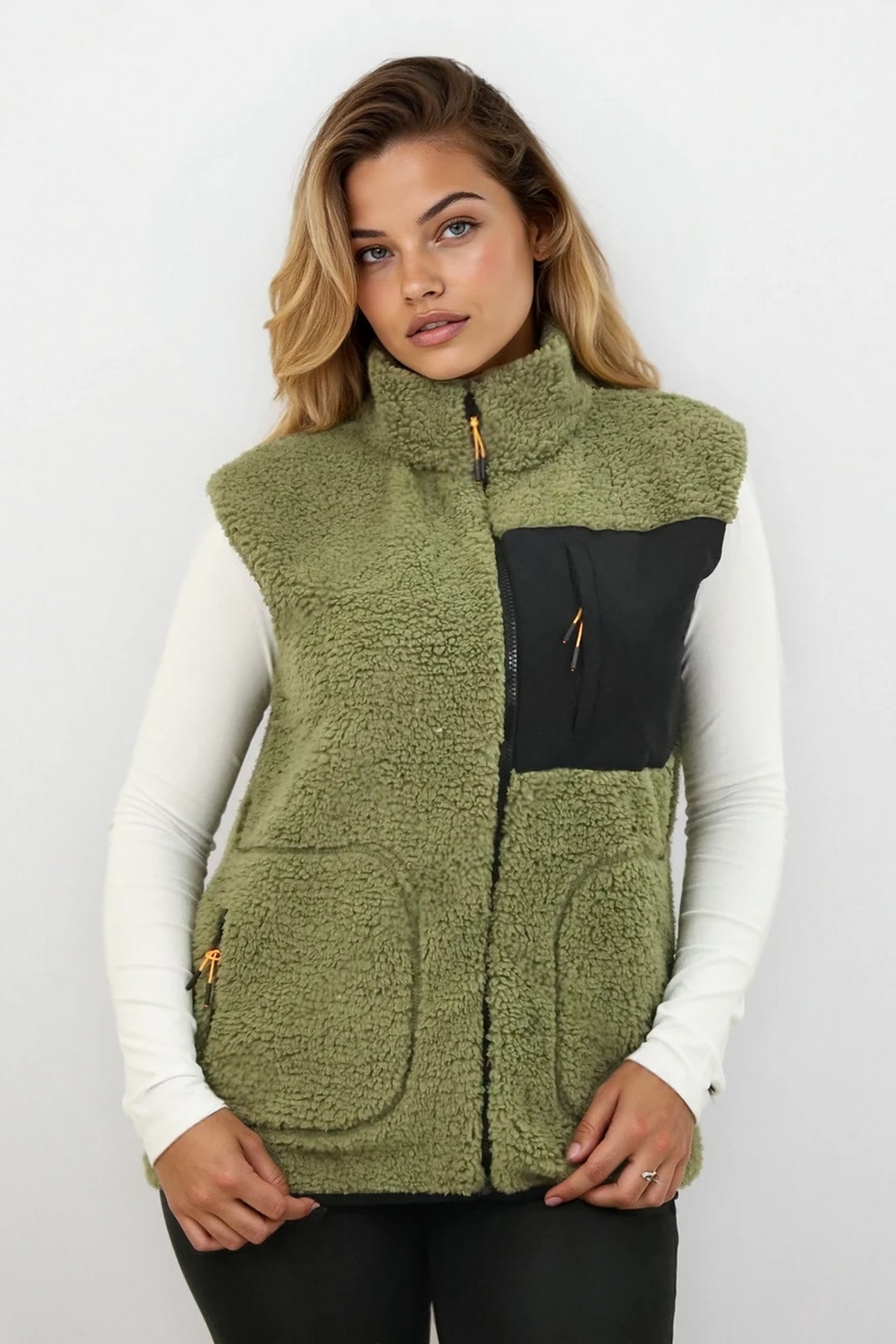 1 Wellsoft Polar Yelek - Haki - Görsel 1