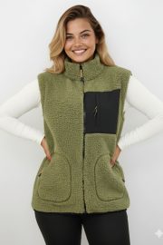 Wellsoft Polar Yelek - Haki - Görsel 4
