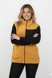 Wellsoft Polar Yelek - Hardal - Görsel 4