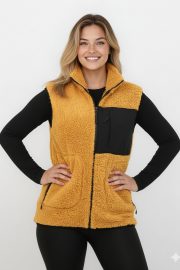 Wellsoft Polar Yelek - Hardal - Görsel 5